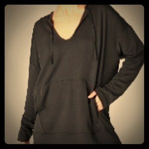 Fabletics Athena Hooded Pullover Black Size S NWT